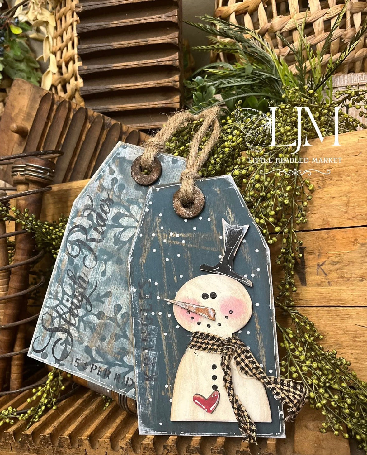 Snowman tags #163