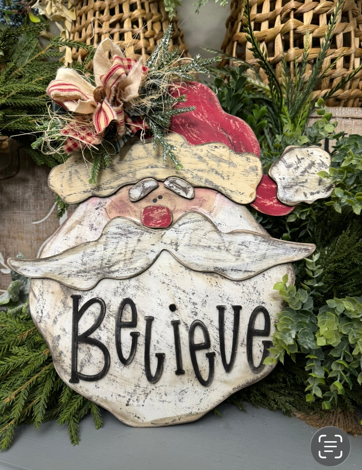 Wonky Believe Santa #242