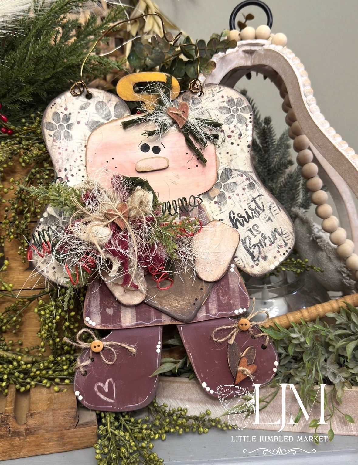 Button boots Angel #257