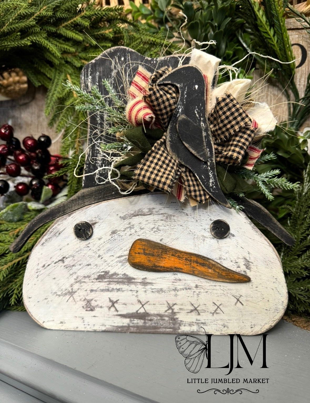 Primitive Snowman #263