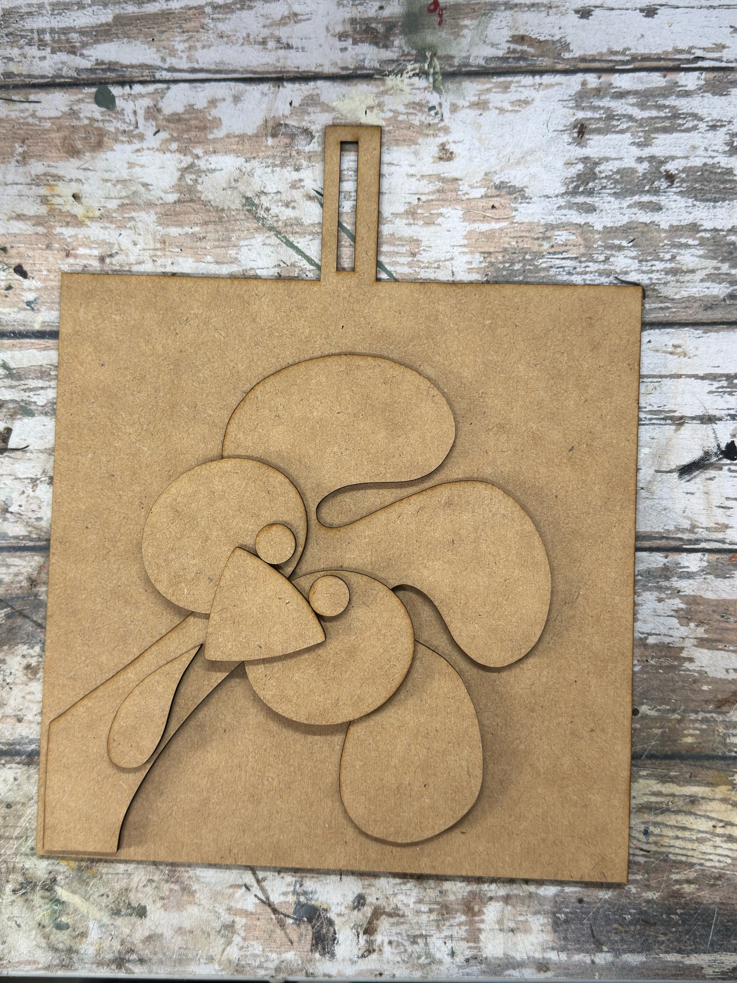 Wonky Rooster DIY Wood Kit #94