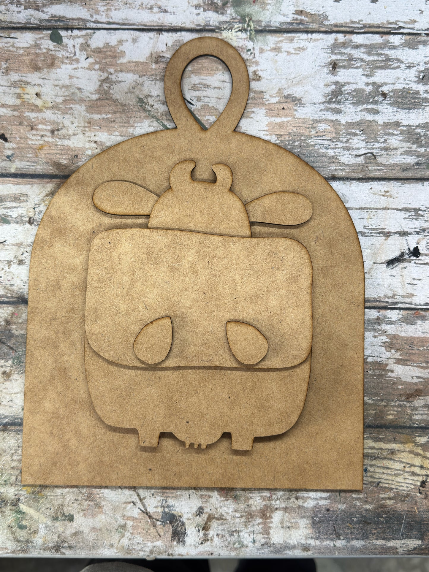 Wonky Cow DIY Wood Kit #93