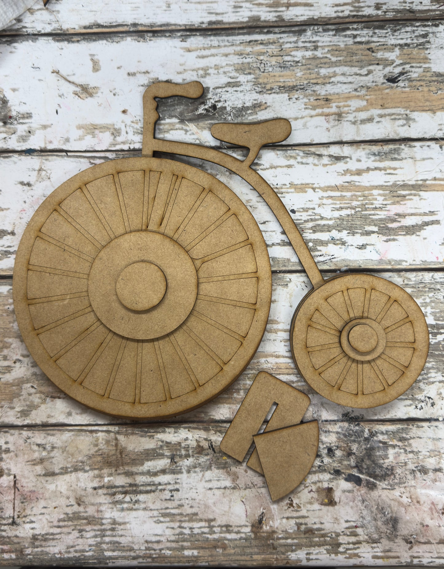 High Wheel Bicycle DIY Wood Kit #131