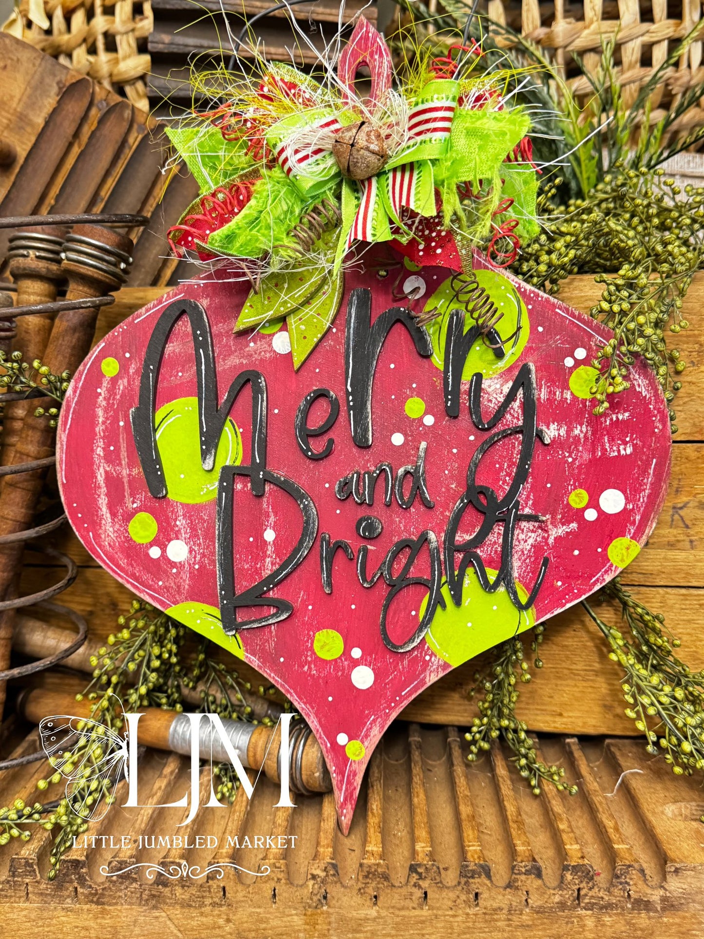 Merry and Bright sign #106