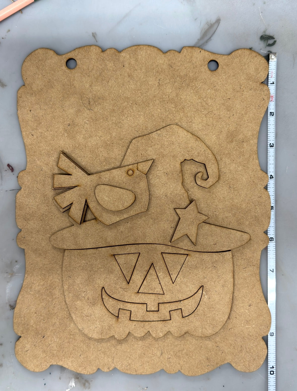 Jack o’ Lantern on board  (pumpkin) #280