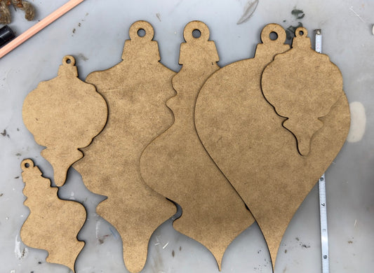 Wonky ornament set 5pc. #279
