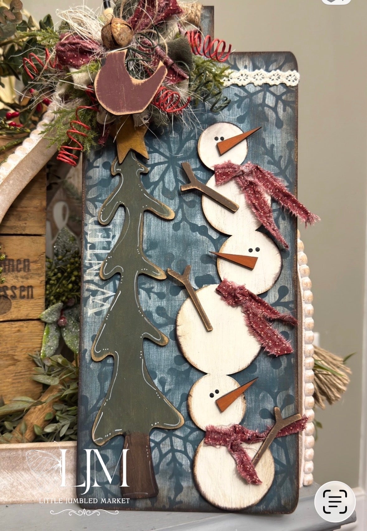 snowman tower on board