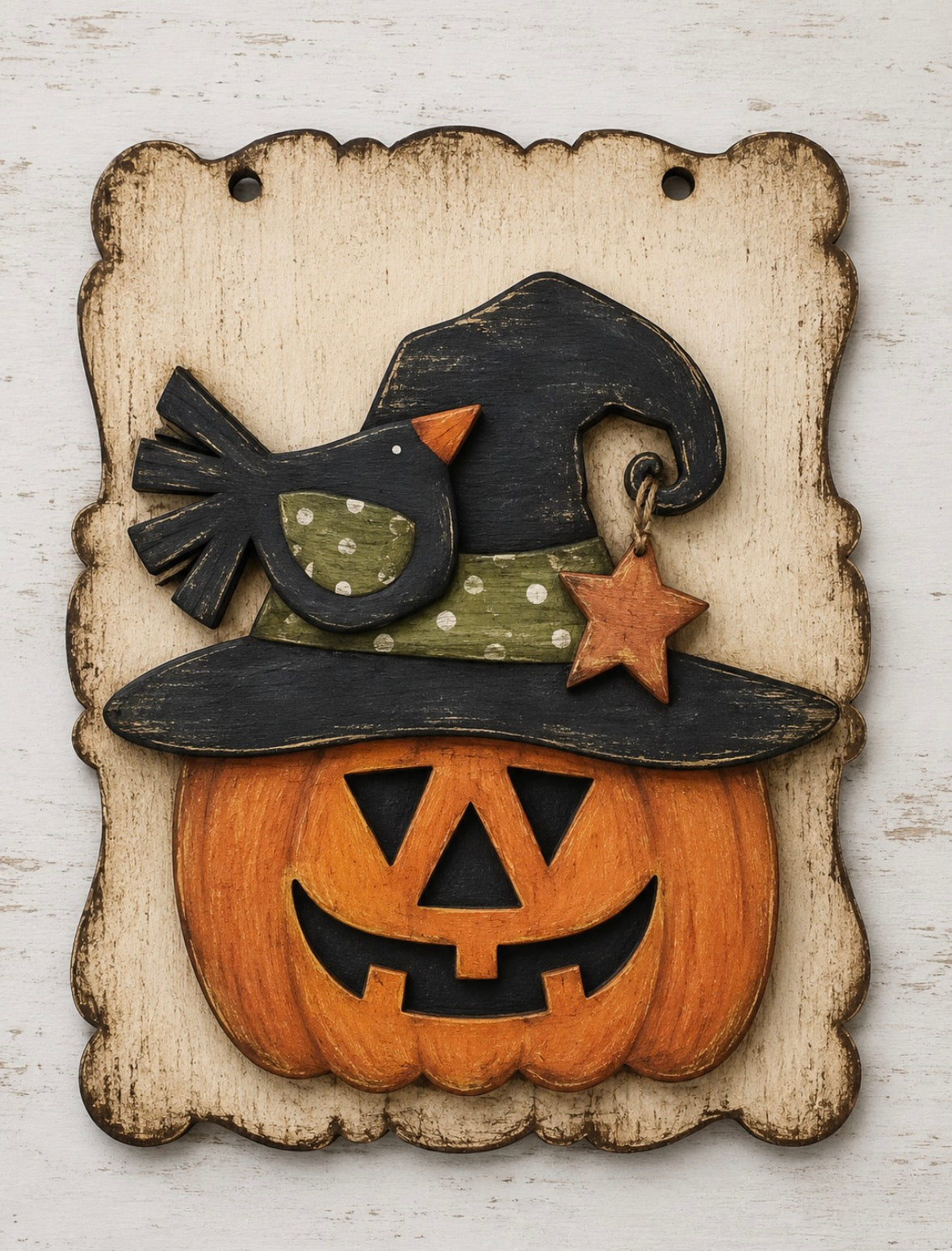 Jack o’ Lantern on board  (pumpkin) #280
