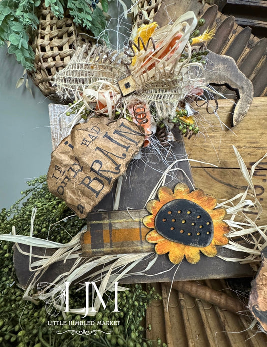 Wonky Witch/Scarecrow hat  # 147