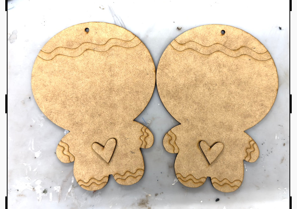 chunky Gingerbread set- #263