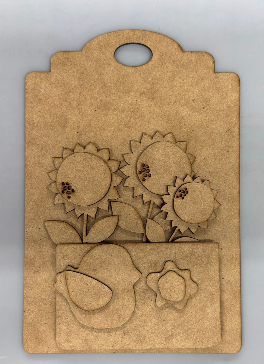 Rustic sunflower bloom kit #193