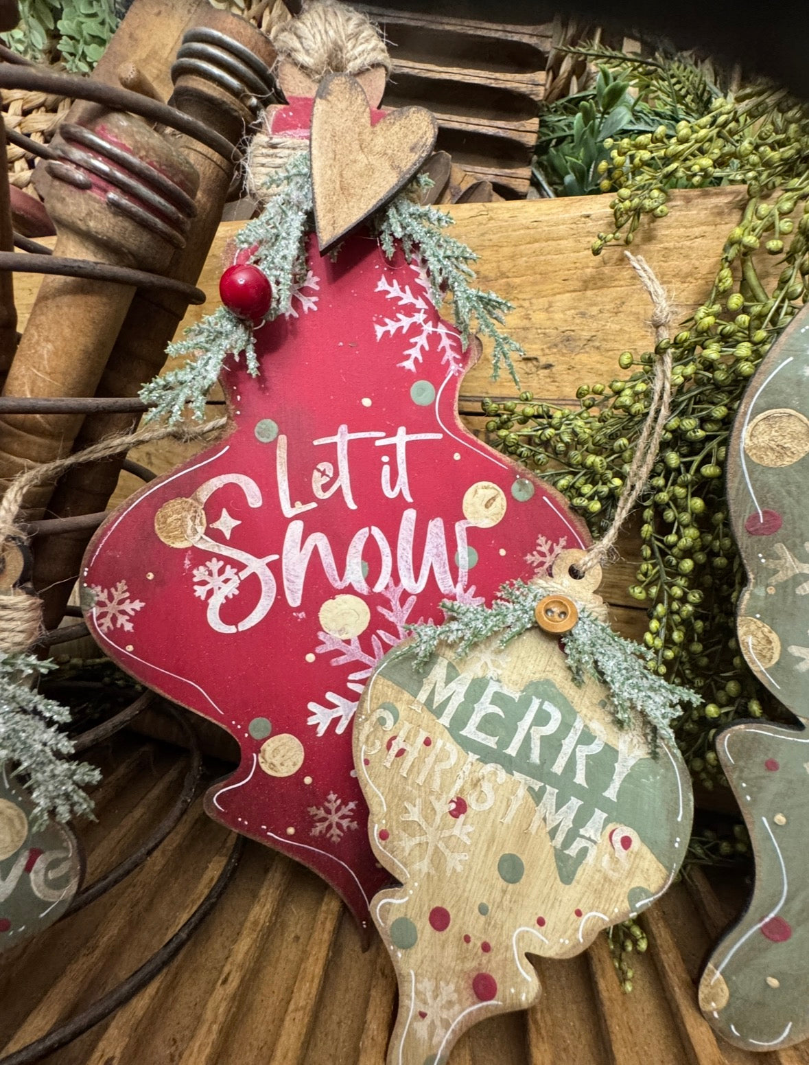 Wonky ornament set 5pc. #279