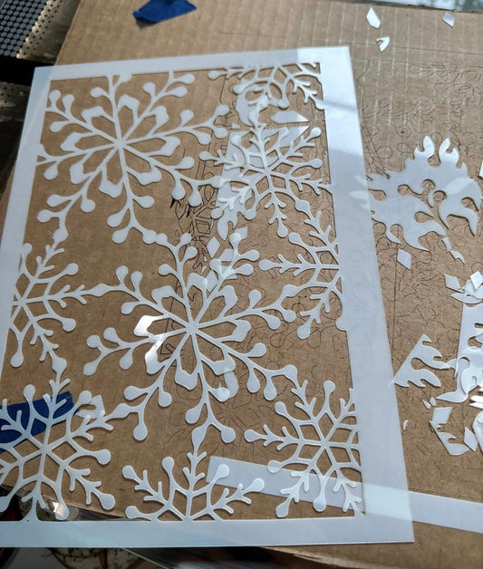Snowflake stencil