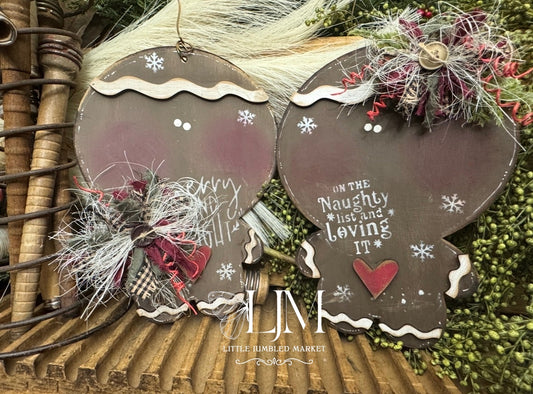 chunky Gingerbread set- #263