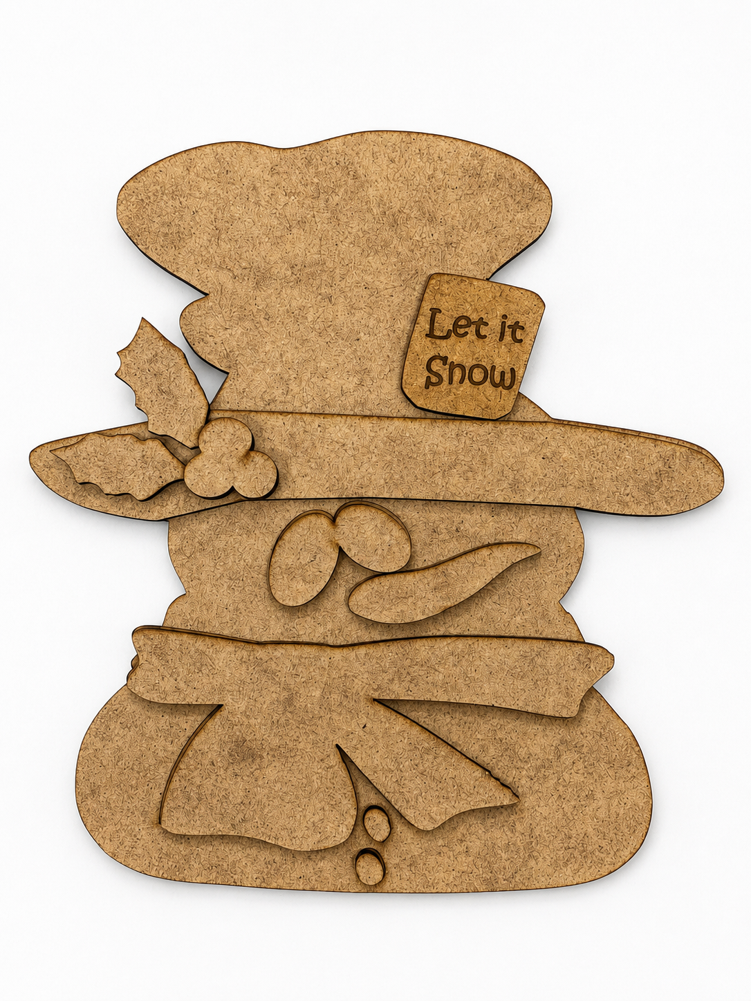 SVG ONLY for Snowbert the Snowman.
