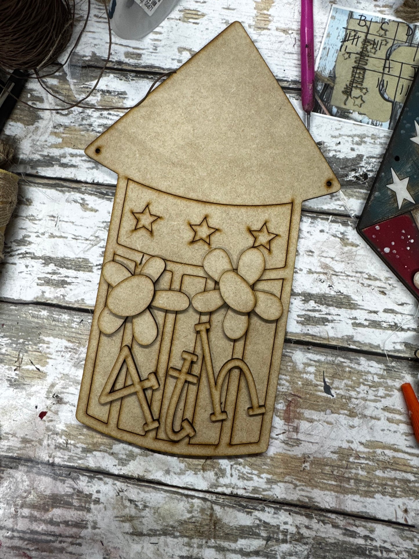 Firecracker DIY Wood Kit #122