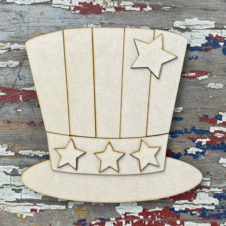 Uncle Sam Hat DIY Wood Kit #123