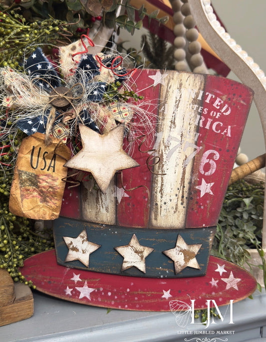 Uncle Sam Hat DIY Wood Kit #123