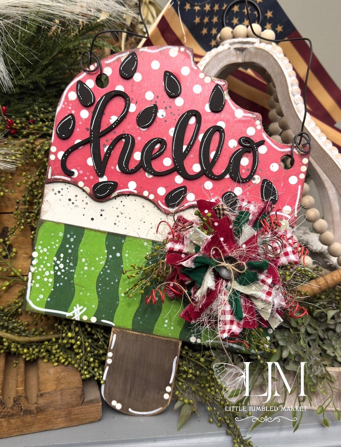 Watermelon Popsicle DIY Wood Kit #125