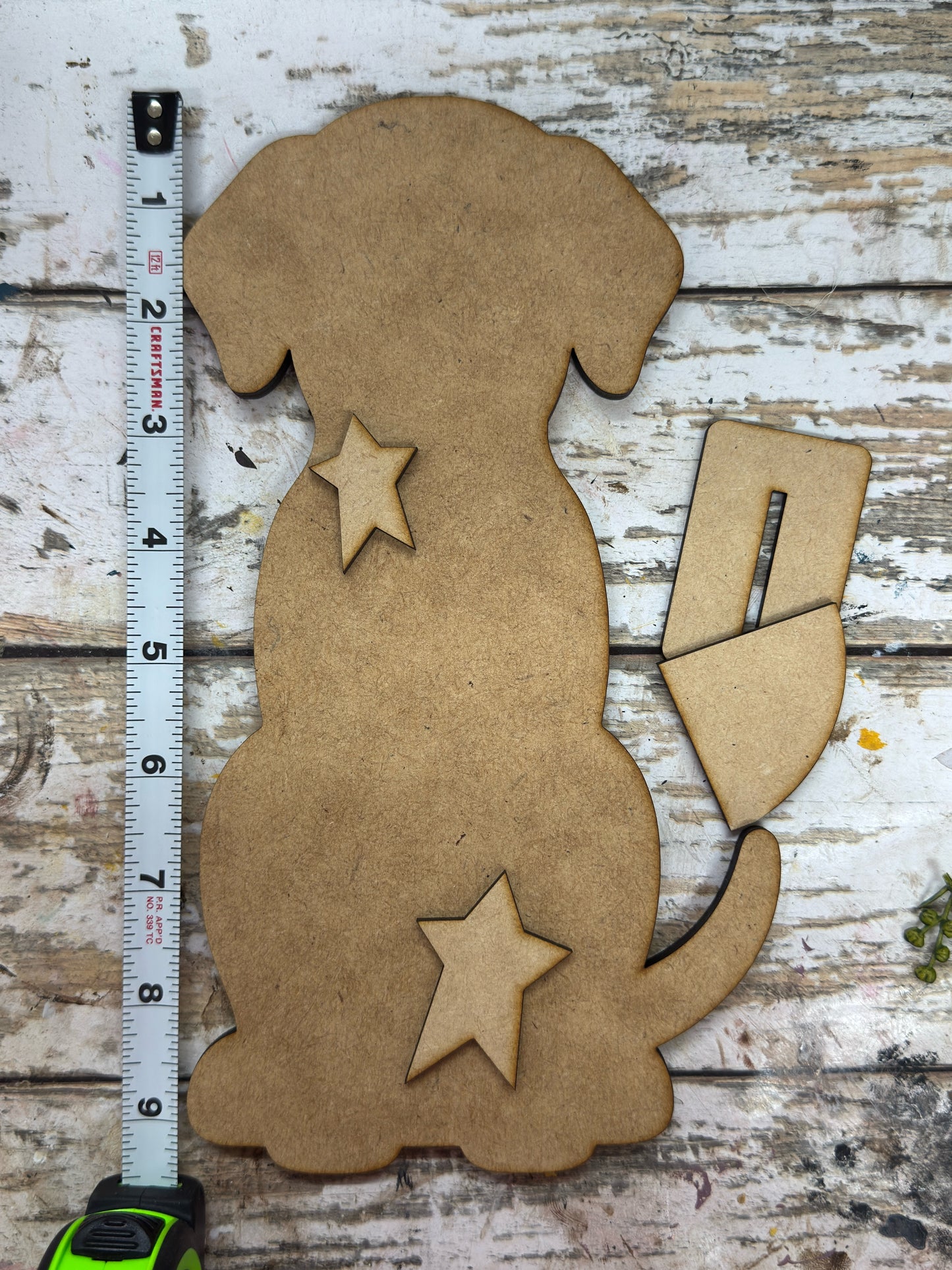 Patriotic Dog DIY Wood Kit #128