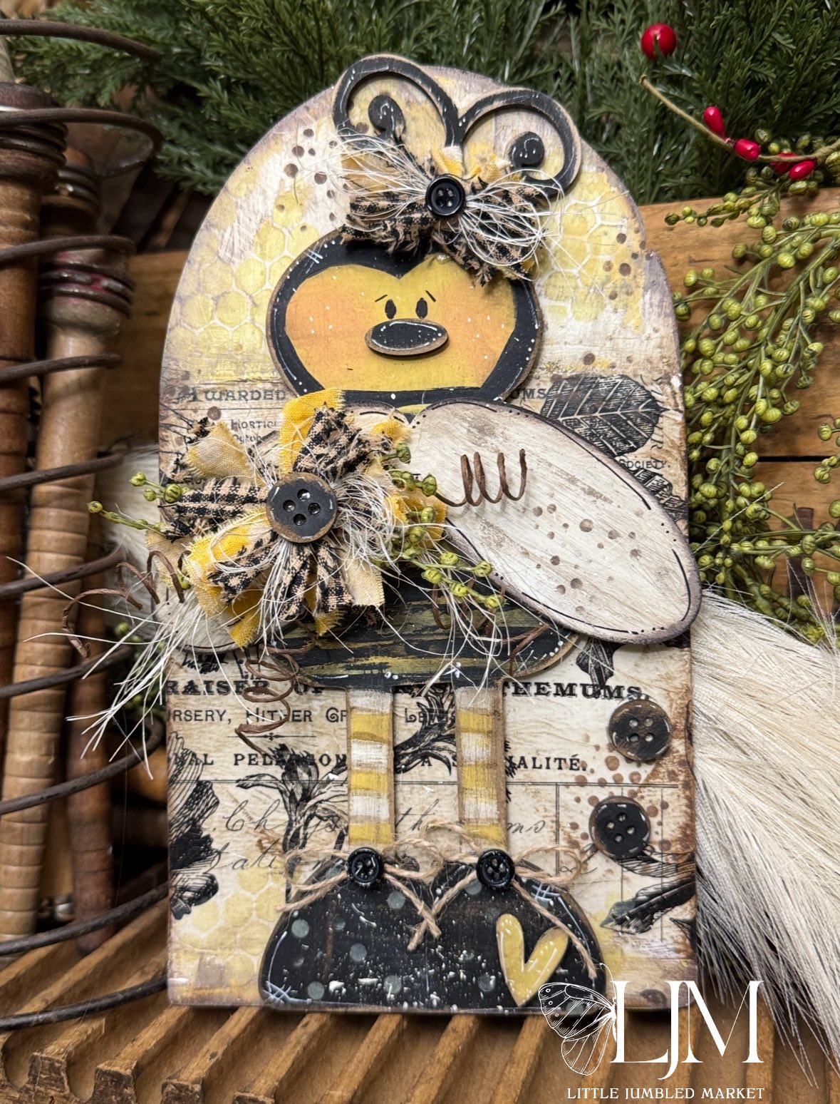 Wonky Bee/Ladybug #165