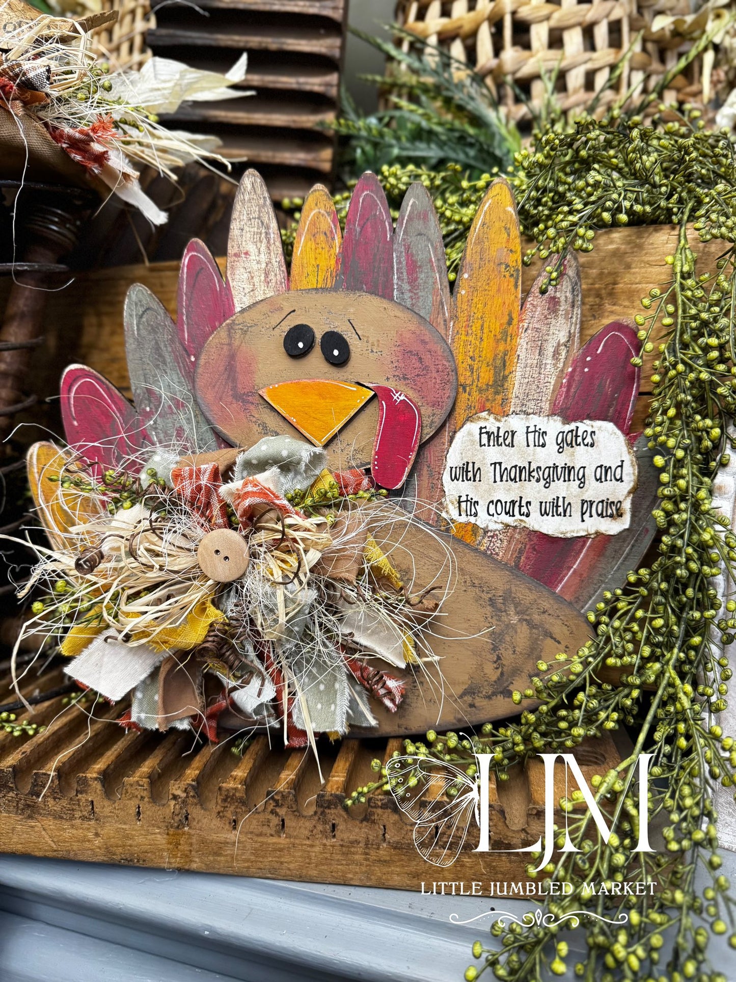 Turkey sitting with wonky feathers #172
